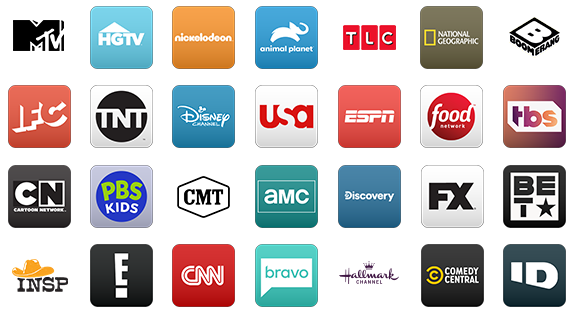 Logotipos de los canales de DIRECTV